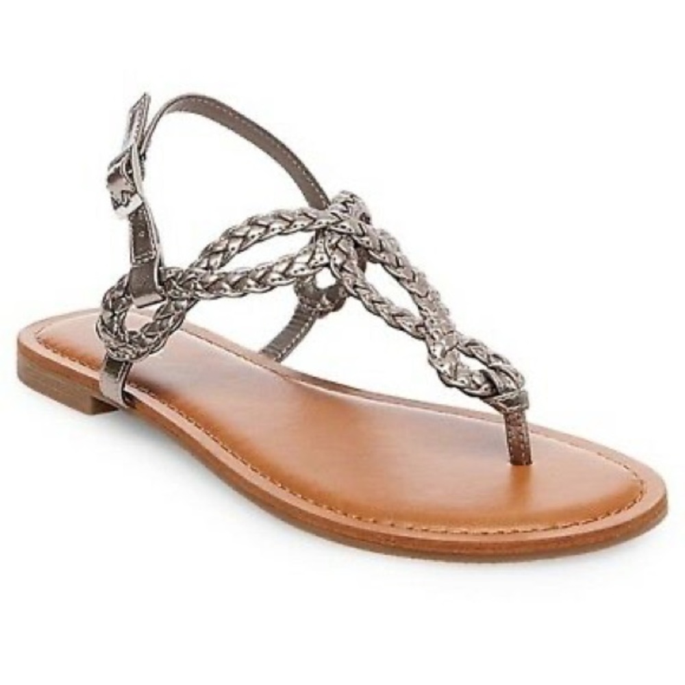 Merona Pewter Jana Braided Sandals